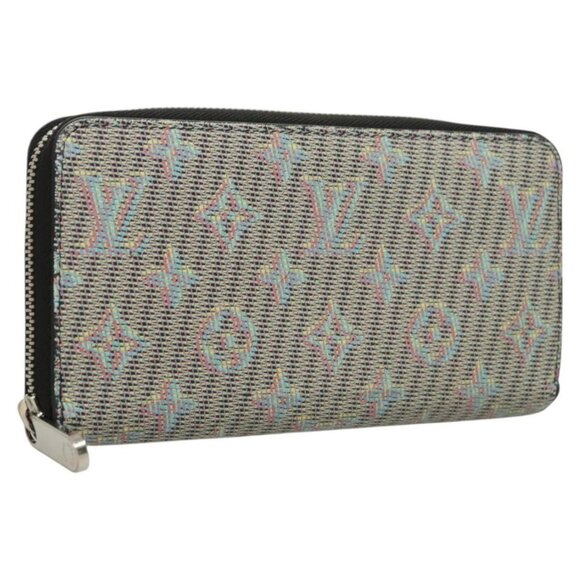LOUIS VUITTON Monogram LV Pop Zippy Wallet Wallet Blue - Picture 1 of 16